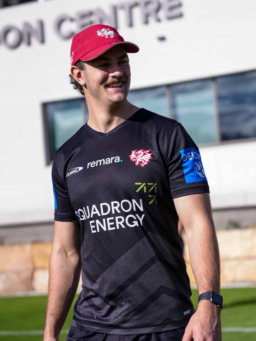 Riley Kerr at the St George Illawarra Dragons high performance centre